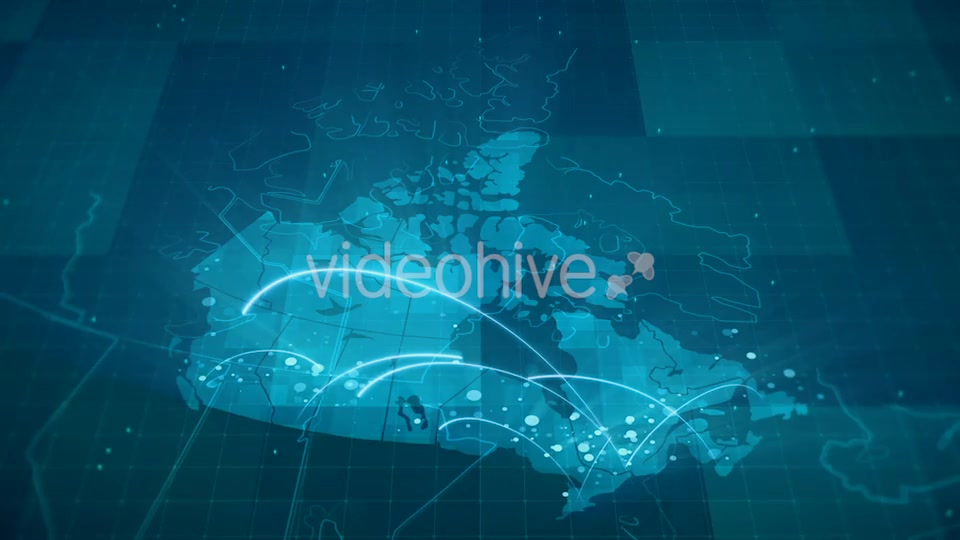 Globalization Canada Map Animation HD Videohive 20756048 Motion Graphics Image 5