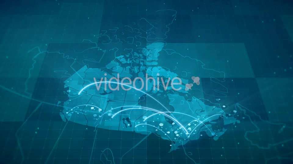 Globalization Canada Map Animation HD Videohive 20756048 Motion Graphics Image 6