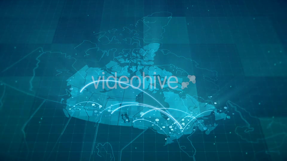 Globalization Canada Map Animation HD Videohive 20756048 Motion Graphics Image 7