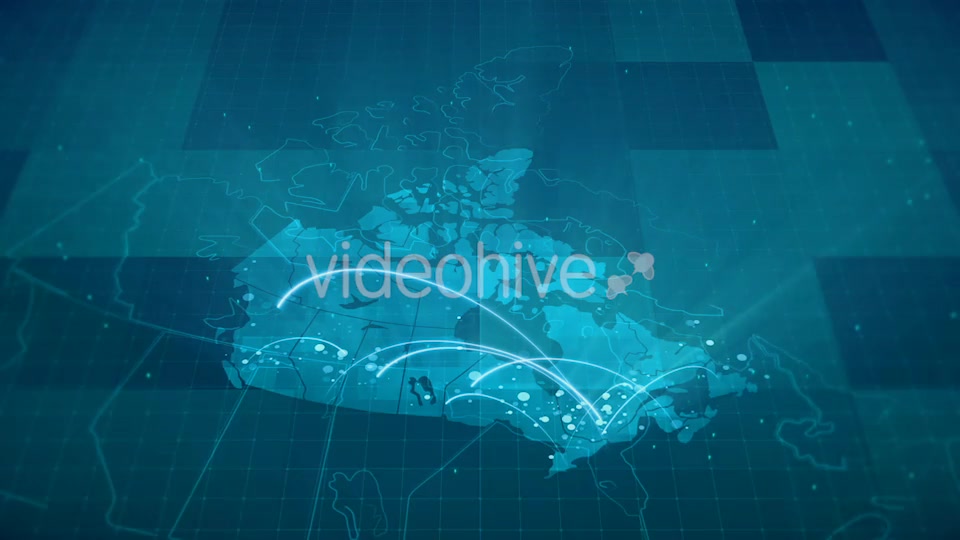 Globalization Canada Map Animation HD Videohive 20756048 Motion Graphics Image 8