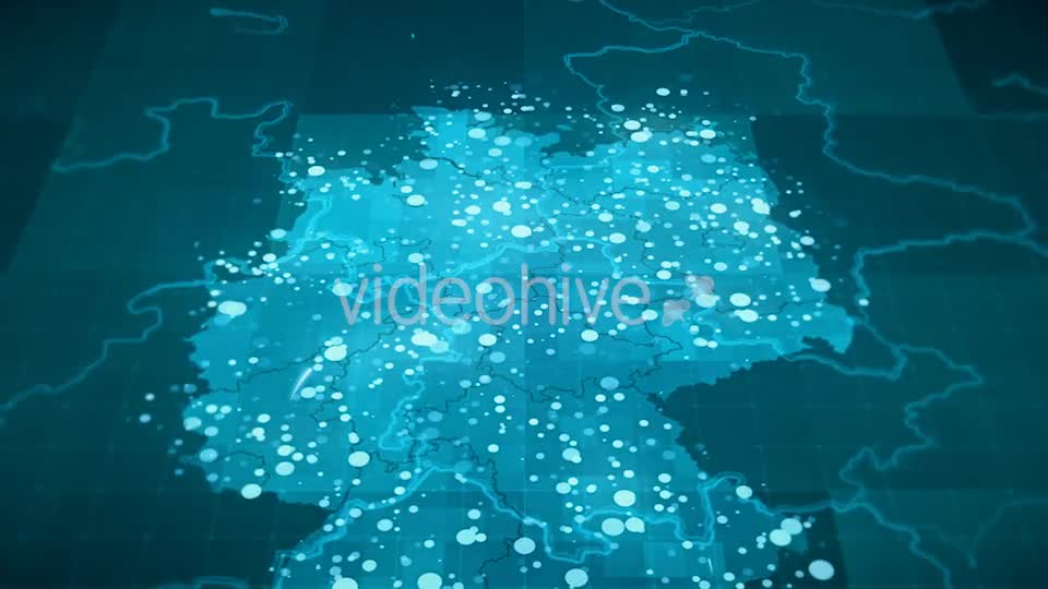Globalization Germany Map Animation Videohive 18771961 Motion Graphics Image 1