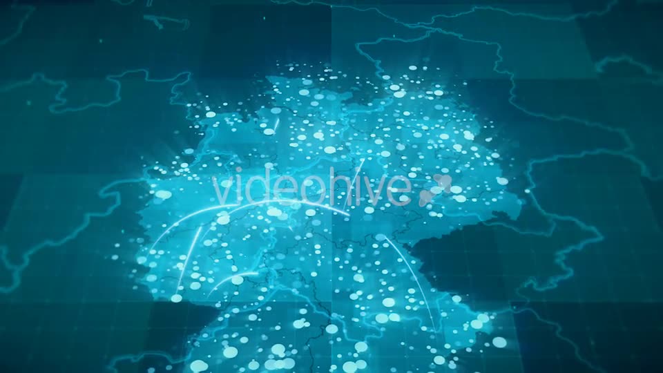 Globalization Germany Map Animation Videohive 18771961 Motion Graphics Image 2