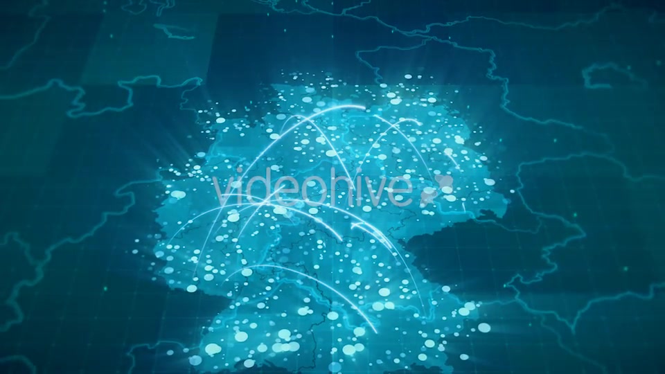 Globalization Germany Map Animation Videohive 18771961 Motion Graphics Image 3