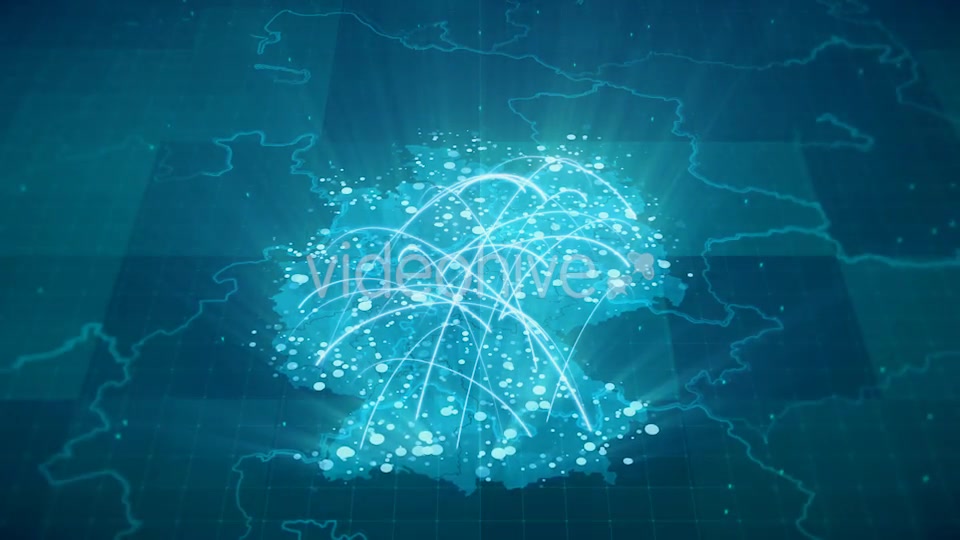 Globalization Germany Map Animation Videohive 18771961 Motion Graphics Image 6