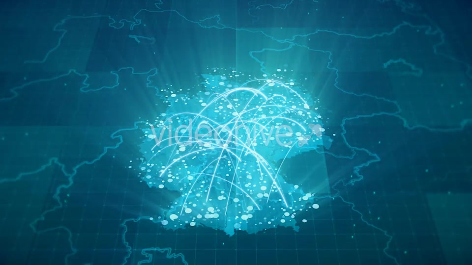 Globalization Germany Map Animation Videohive 18771961 Motion Graphics Image 7