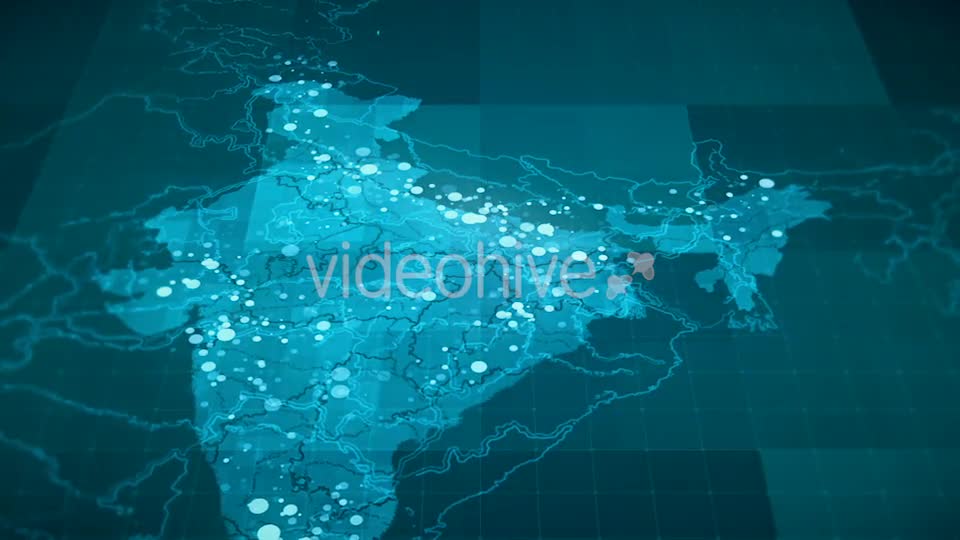 Globalization India Map Animation HD Videohive 20953130 Motion Graphics Image 1
