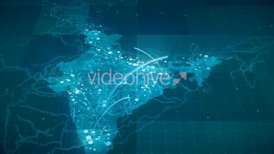Globalization India Map Animation HD Videohive 20953130 Motion Graphics Image 3