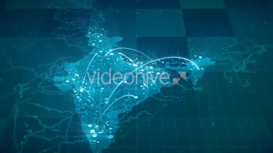 Globalization India Map Animation HD Videohive 20953130 Motion Graphics Image 4