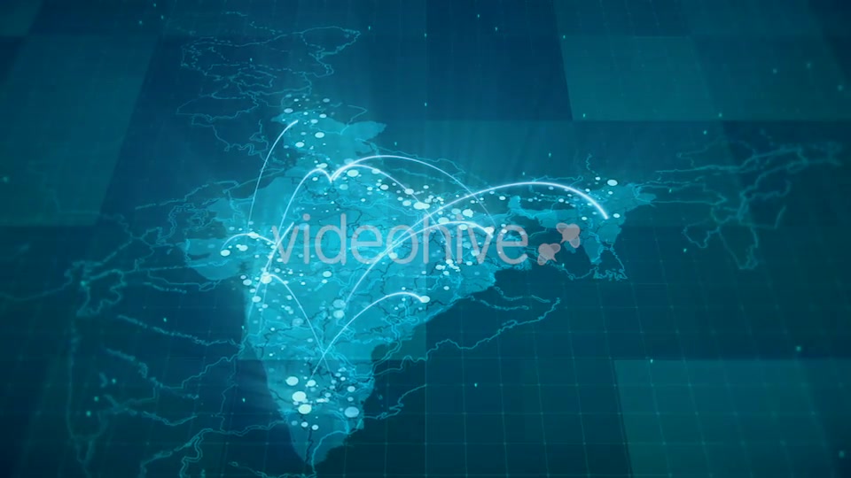Globalization India Map Animation HD Videohive 20953130 Motion Graphics Image 5