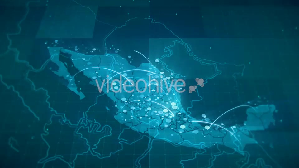 Globalization Mexico Map Animation HD Videohive 20538706 Motion Graphics Image 3