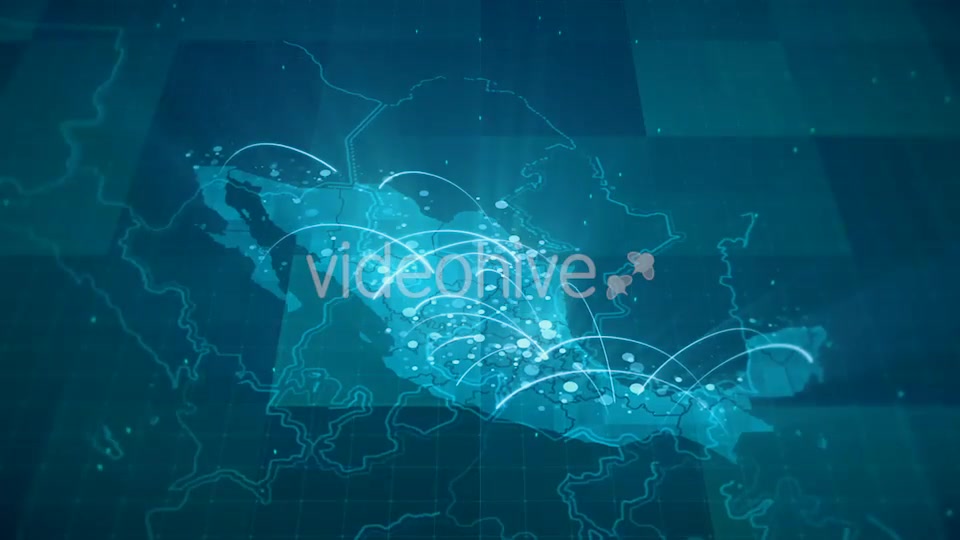 Globalization Mexico Map Animation HD Videohive 20538706 Motion Graphics Image 5