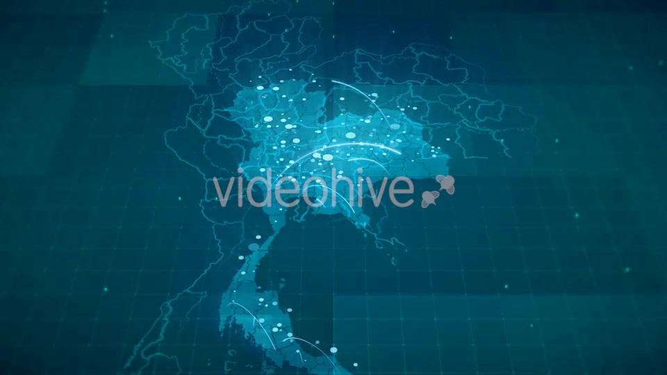 Globalization Thailand Map Animation HD Videohive 20538667 Motion Graphics Image 3