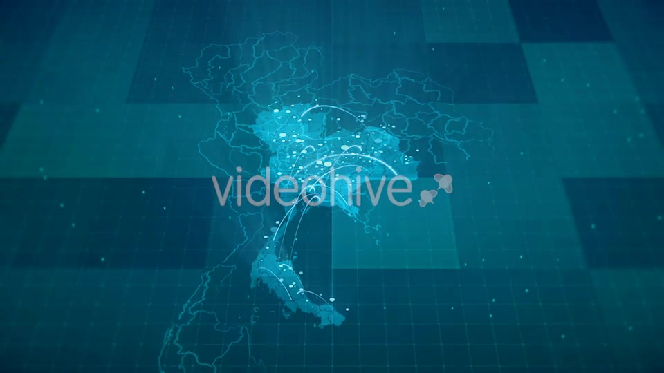 Globalization Thailand Map Animation HD Videohive 20538667 Motion Graphics Image 8