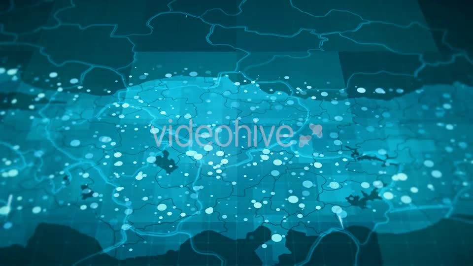 Globalization Turkey Map Animation Videohive 18771882 Motion Graphics Image 1