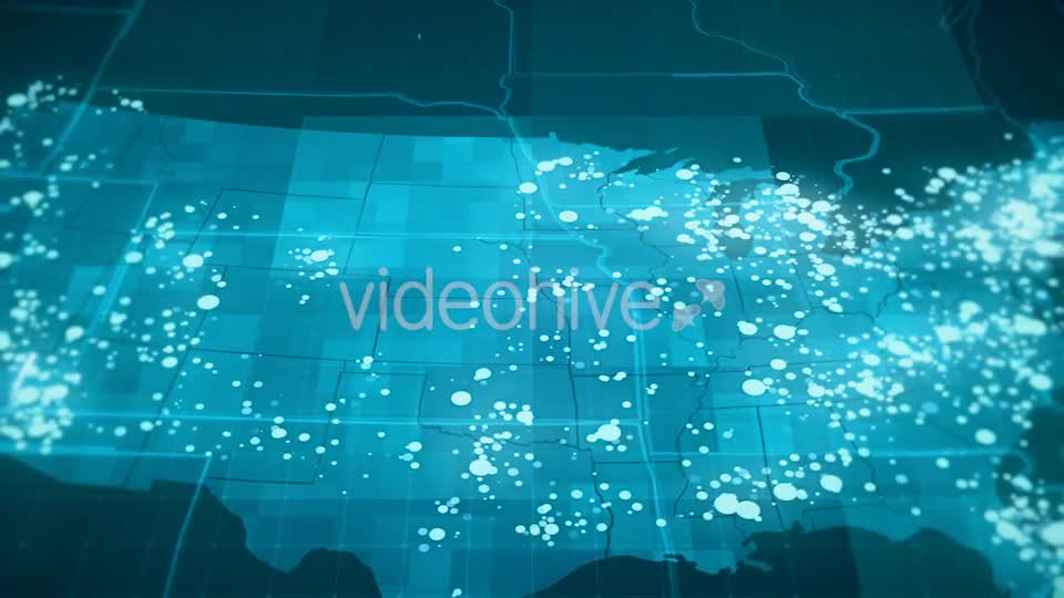Globalization USA Map Animation HD Videohive 18847499 Motion Graphics Image 1