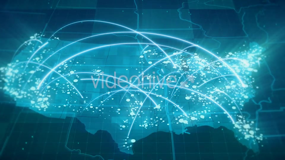Globalization USA Map Animation HD Videohive 18847499 Motion Graphics Image 4