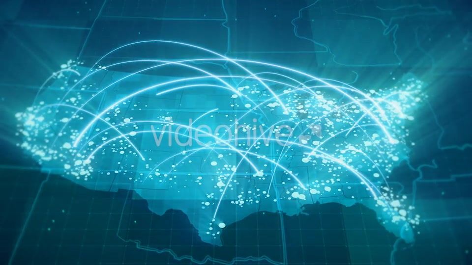 Globalization USA Map Animation HD Videohive 18847499 Motion Graphics Image 5