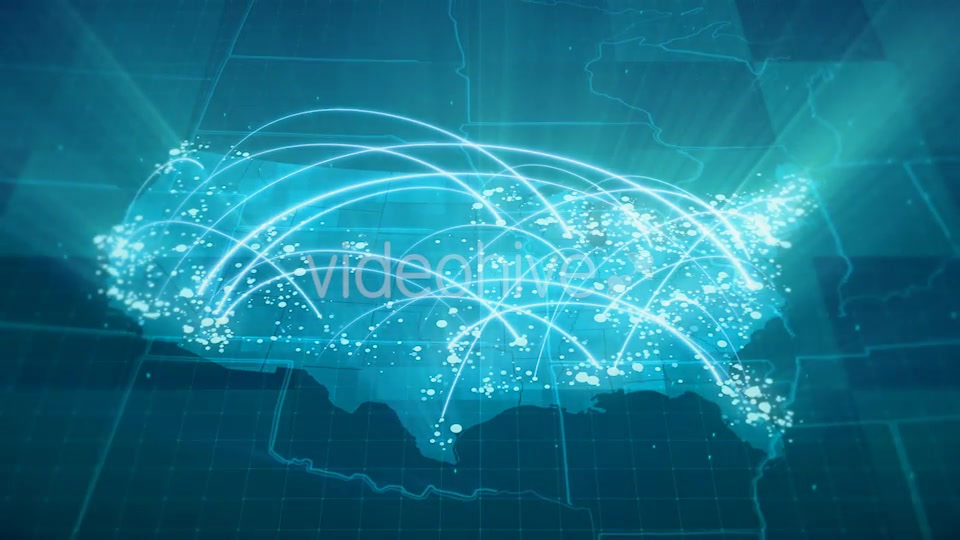Globalization USA Map Animation HD Videohive 18847499 Motion Graphics Image 8