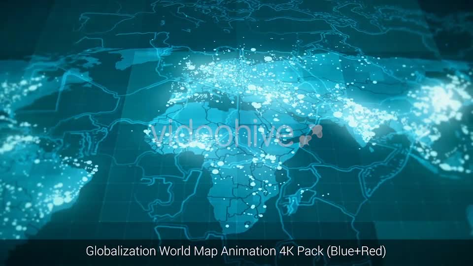 Globalization World Map Animation Pack 4K Videohive 18722515 Motion Graphics Image 1