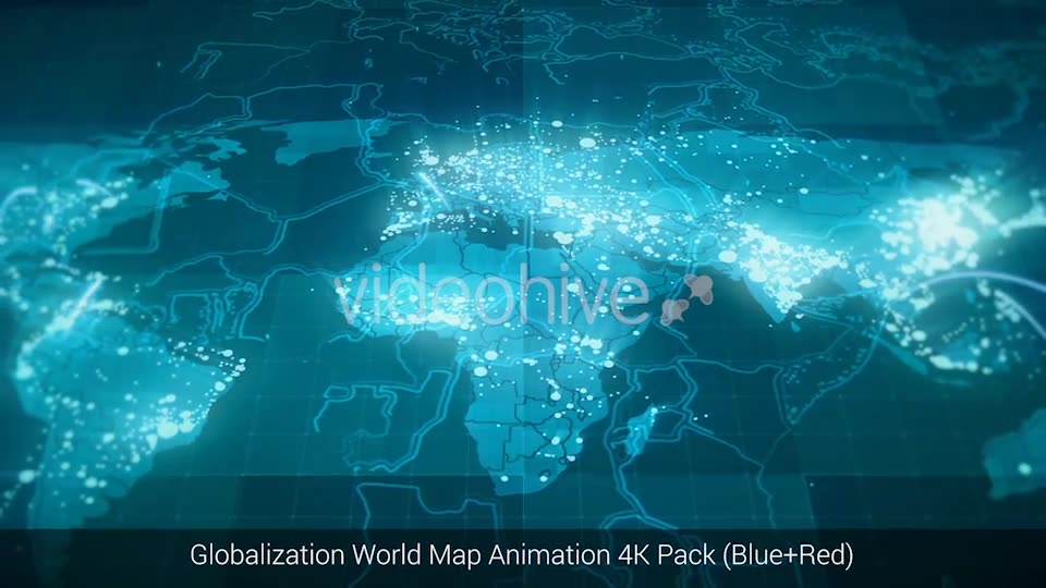 Globalization World Map Animation Pack 4K Videohive 18722515 Motion Graphics Image 2