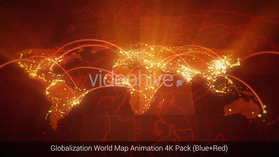 Globalization World Map Animation Pack 4K Videohive 18722515 Motion Graphics Image 7