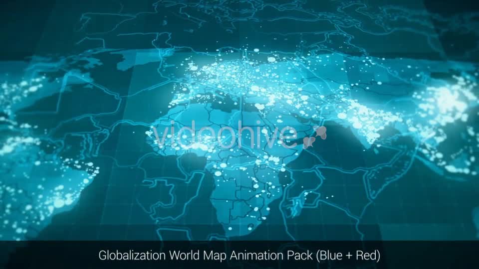 Globalization World Map Animation Pack HD Videohive 18722653 Motion Graphics Image 1
