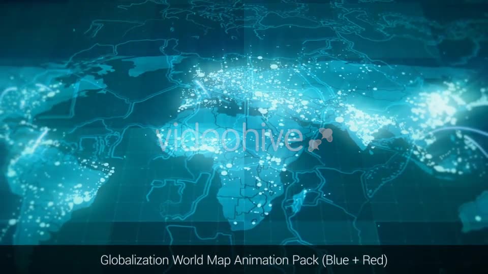 Globalization World Map Animation Pack HD Videohive 18722653 Motion Graphics Image 2