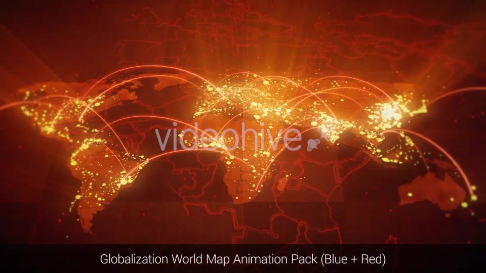 Globalization World Map Animation Pack HD Videohive 18722653 Motion Graphics Image 6