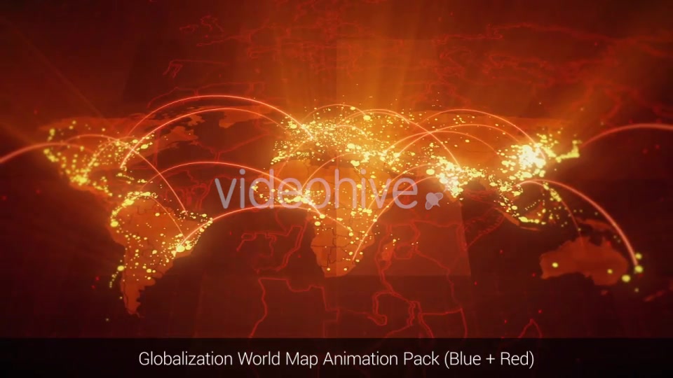 Globalization World Map Animation Pack HD Videohive 18722653 Motion Graphics Image 7