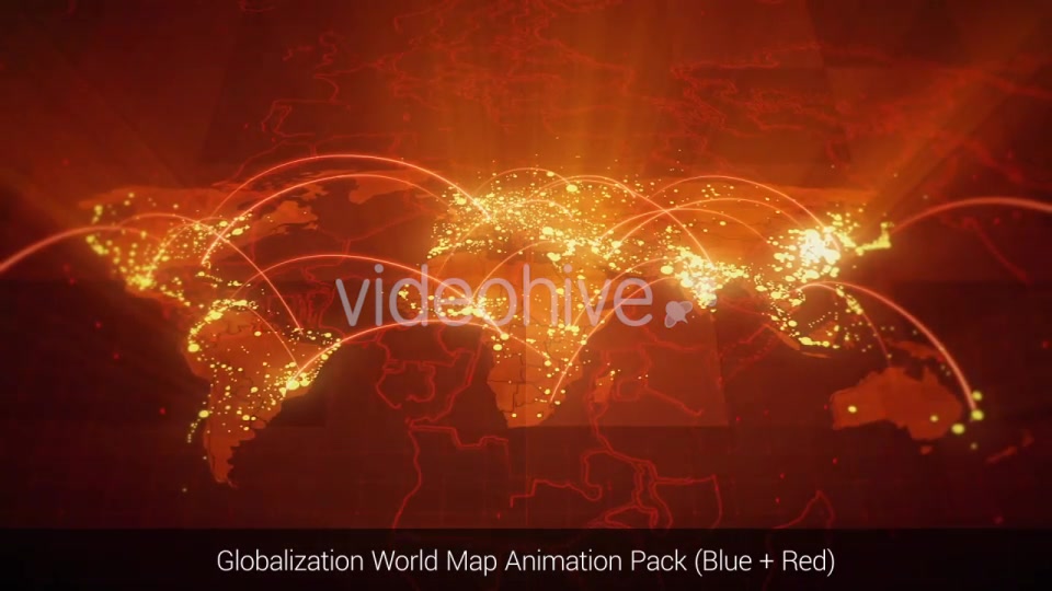 Globalization World Map Animation Pack HD Videohive 18722653 Motion Graphics Image 8