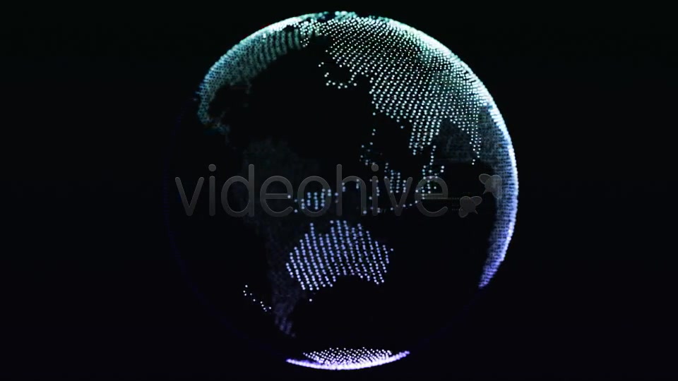 Globe Emerging From Particles Videohive 7910276 Motion Graphics Image 12