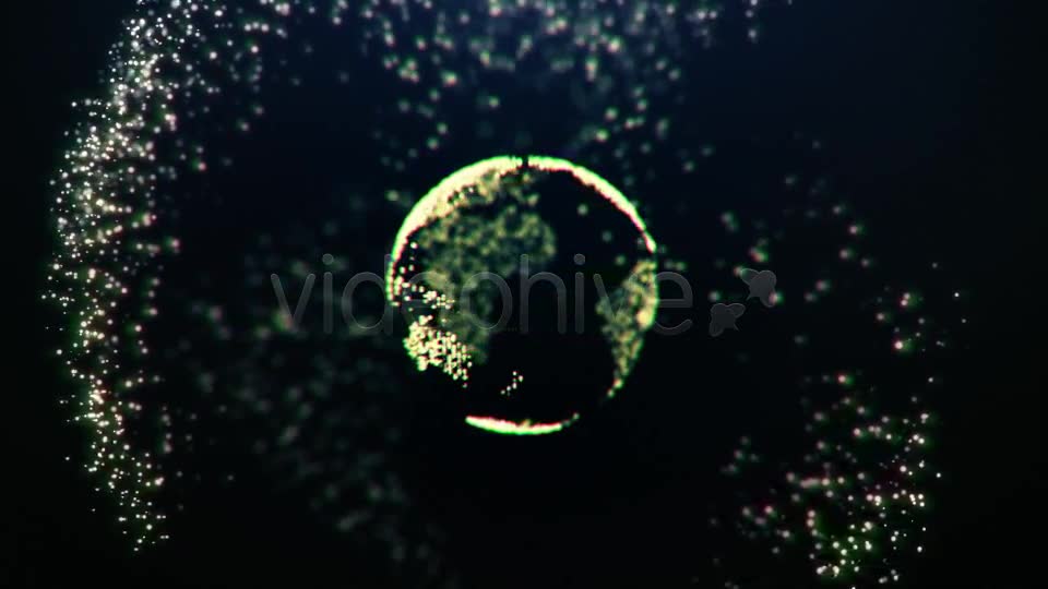 Globe Emerging From Particles Videohive 7910276 Motion Graphics Image 2