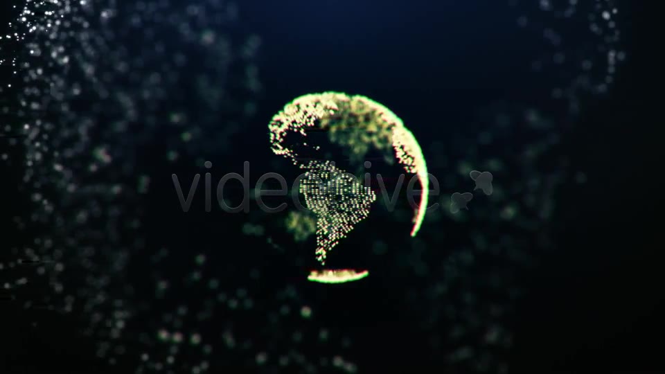 Globe Emerging From Particles Videohive 7910276 Motion Graphics Image 3