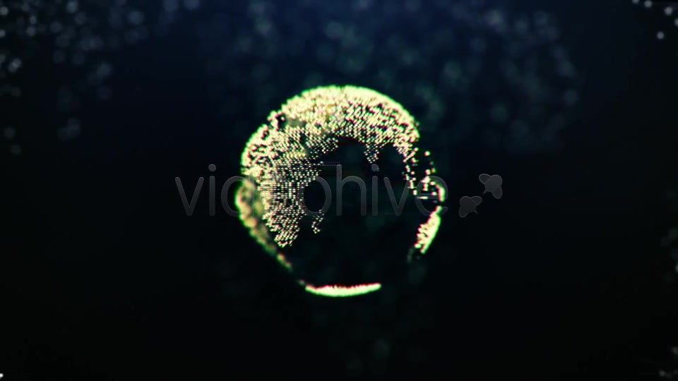 Globe Emerging From Particles Videohive 7910276 Motion Graphics Image 4