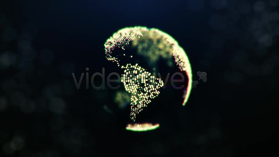 Globe Emerging From Particles Videohive 7910276 Motion Graphics Image 6