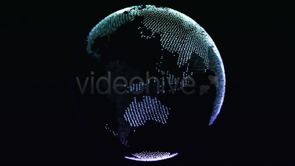 Globe Emerging From Particles Videohive 7910276 Motion Graphics Image 9