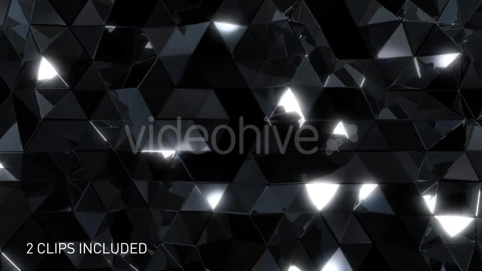Glossy Reflective Black Triangles Videohive 20710049 Motion Graphics Image 8