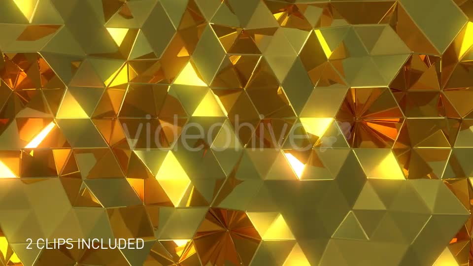 Glossy Reflective Golden Triangles Videohive 20709972 Motion Graphics Image 12
