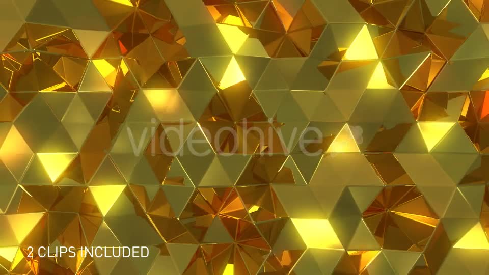 Glossy Reflective Golden Triangles Videohive 20709972 Motion Graphics Image 13