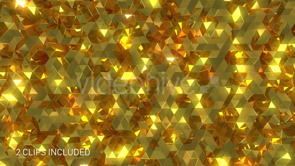 Glossy Reflective Golden Triangles Videohive 20709972 Motion Graphics Image 3