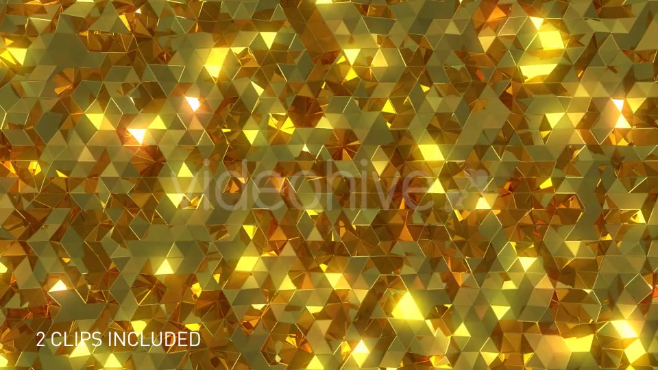 Glossy Reflective Golden Triangles Videohive 20709972 Motion Graphics Image 4
