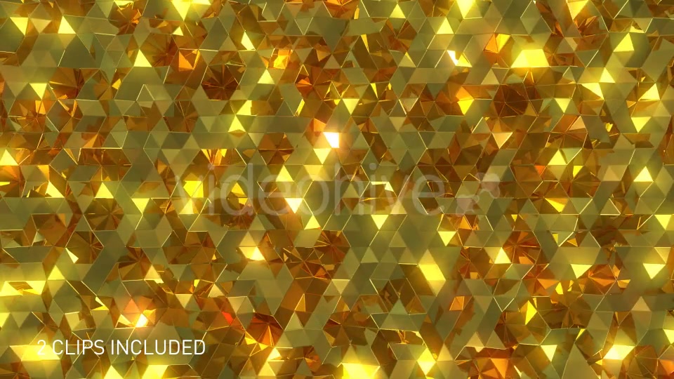 Glossy Reflective Golden Triangles Videohive 20709972 Motion Graphics Image 5