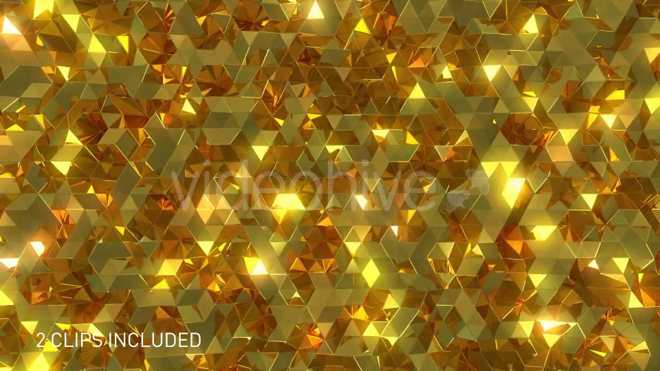 Glossy Reflective Golden Triangles Videohive 20709972 Motion Graphics Image 6