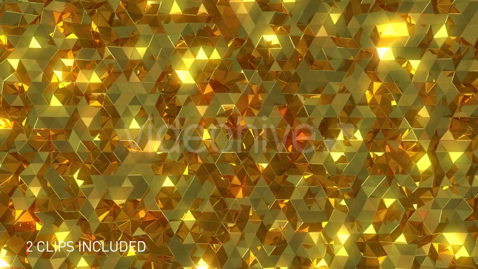 Glossy Reflective Golden Triangles Videohive 20709972 Motion Graphics Image 7
