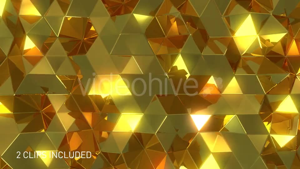 Glossy Reflective Golden Triangles Videohive 20709972 Motion Graphics Image 8