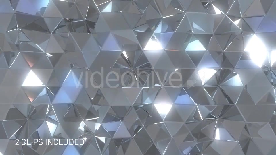 Glossy Reflective Silver Triangles Videohive 20709819 Motion Graphics Image 10