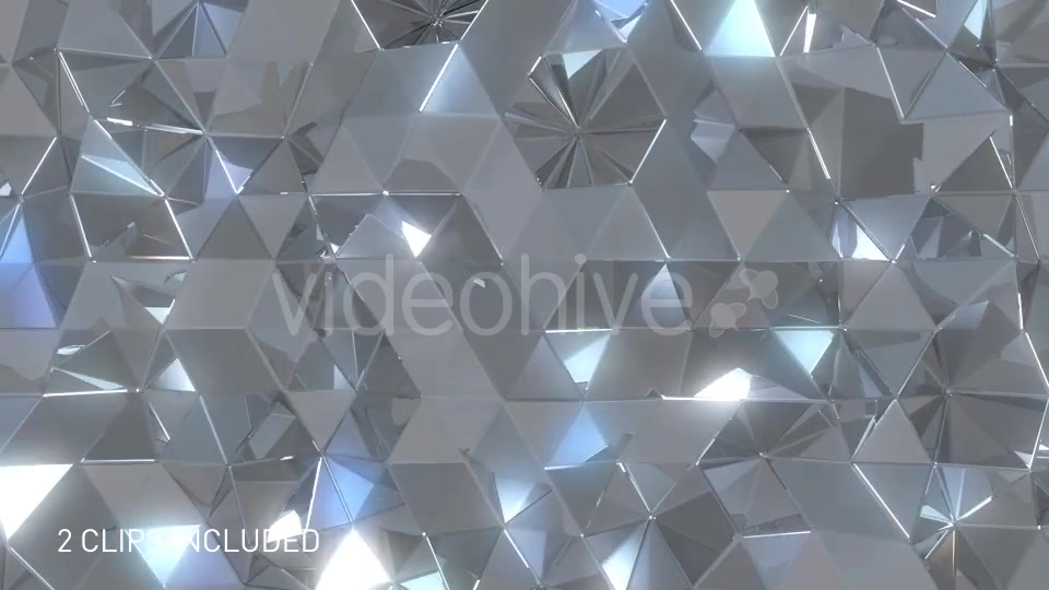Glossy Reflective Silver Triangles Videohive 20709819 Motion Graphics Image 11
