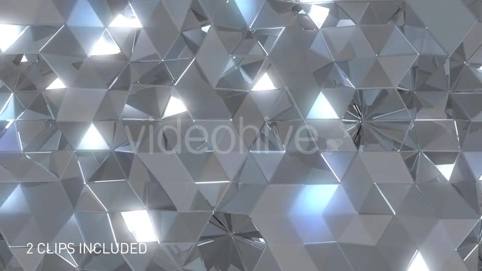 Glossy Reflective Silver Triangles Videohive 20709819 Motion Graphics Image 12