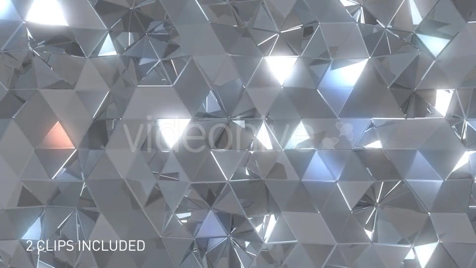 Glossy Reflective Silver Triangles Videohive 20709819 Motion Graphics Image 13