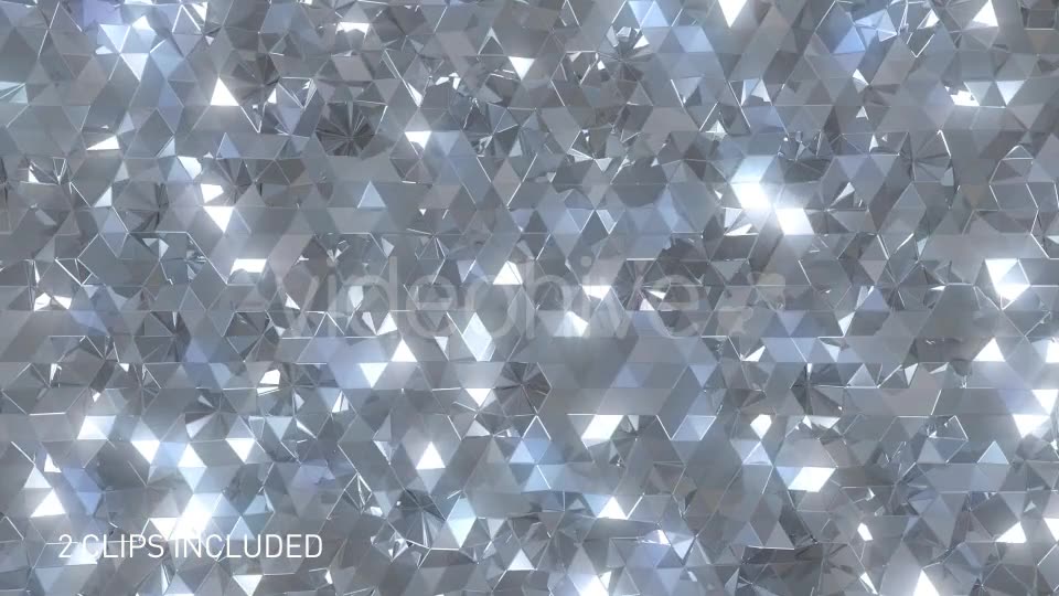 Glossy Reflective Silver Triangles Videohive 20709819 Motion Graphics Image 2
